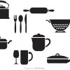black-vintage-kitchen-vectors